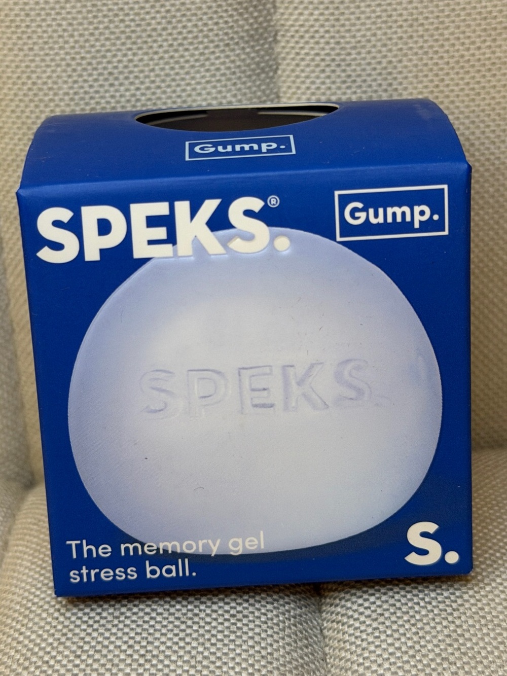 SPEKS Memory Gel Stress Ball - Blue (Gump.)